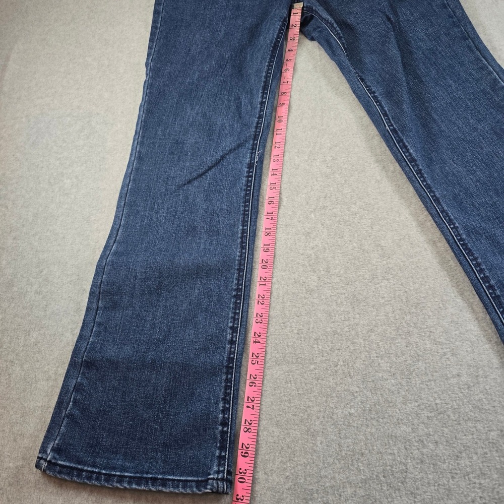 OAT New York Women Dark Wash High Rise Straight Leg Jeans Size 10/30 - Picture 4 of 9
